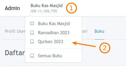 Buka Buku Kas Masjid